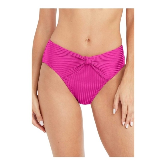 Robin Piccone Neelah High Waist in Flamingo NWOT - Picture 1 of 7